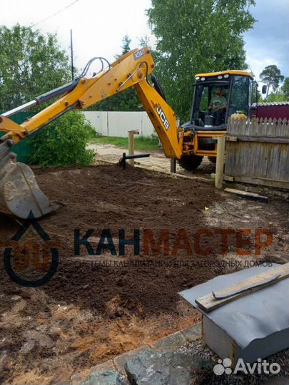 Монтаж септик металл 6 куб