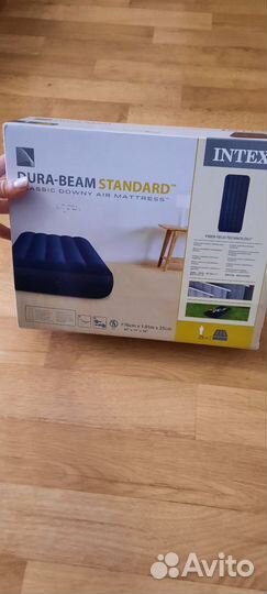 Надувной матрас intex новый