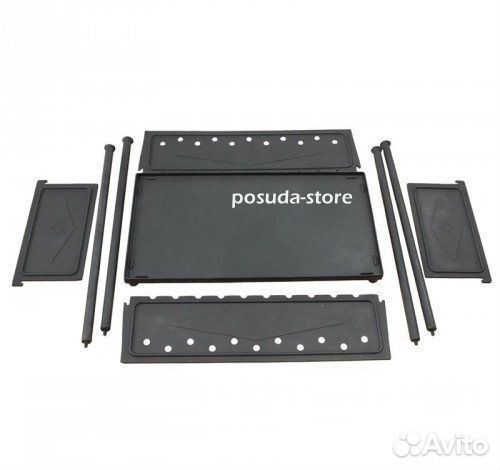 Мангал чугунный сборной с чехлом тм Ситон