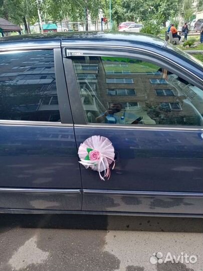 Свадебное украшение машины