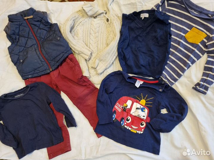 Пакет одежды д/мальчика 80-92