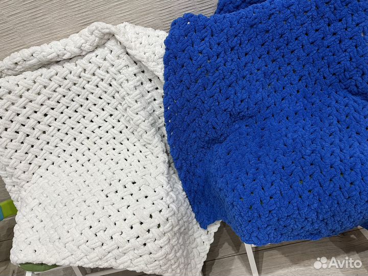 Плед из alize puffy