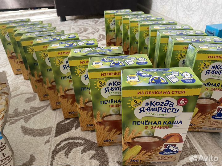 Кашки разные вкусы