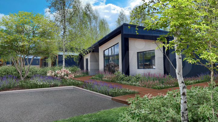 Коттедж 110 м² на участке 10 сот.