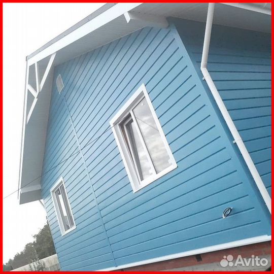 Фасад дома из сайдинга