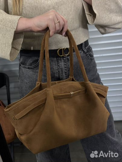 Сумка женская замшевая