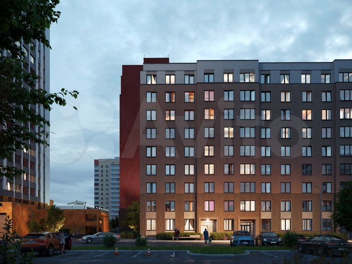 2-к. квартира, 59,1 м², 2/17 эт.