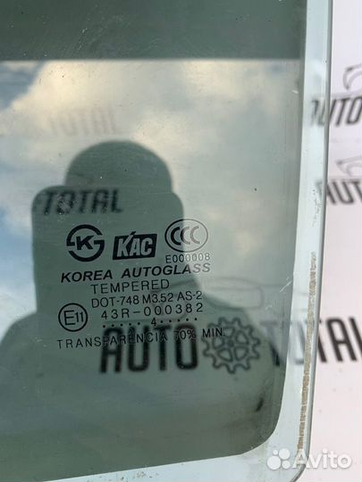 Стекло заднее левое Hyundai Elantra XD G4ED 2004