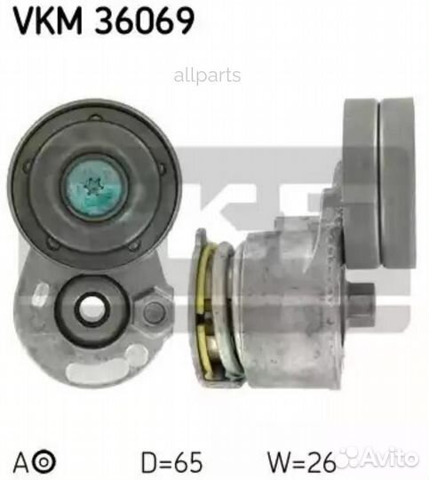 SKF VKM36069 Ролик натяжителя ремня