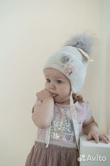 Детская шапка для девочки