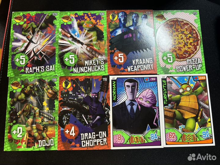 Карточки черепашки ниндзя Panini