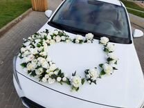 Свадебное украшение на машину аксессуары
