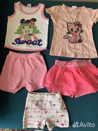 Детские вещи на девочку пакетом