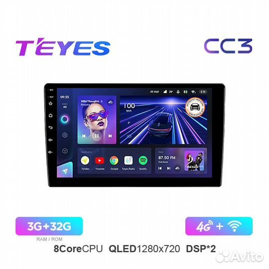 Магнитола на Андроиде Teyes CC3