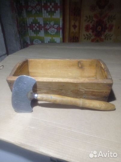 Корыто деревянное с сечкой. б. у