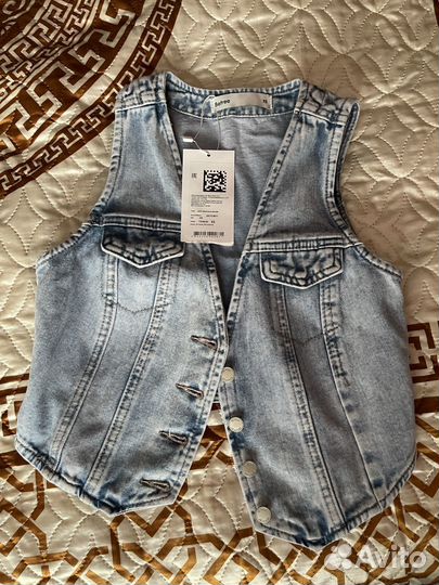 Жилет джинсовый женский
