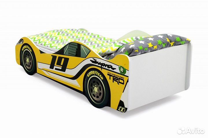 Кровать-машина для детей Супра