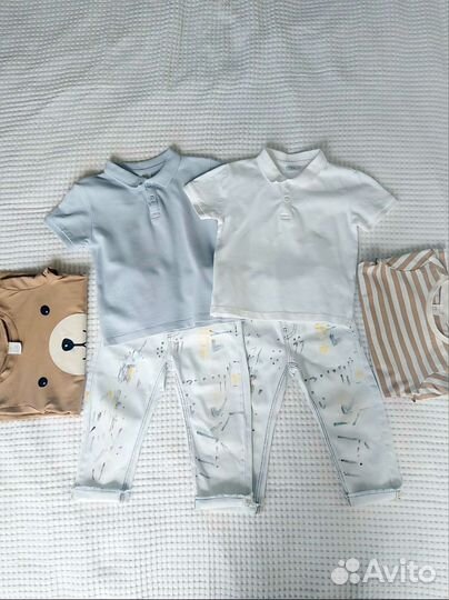 Комплект одежды zara h&m для двойни 92-98