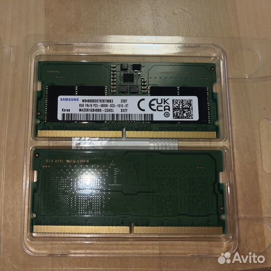 Оперативная память Samsung DDR5 16gb (2х8gb)