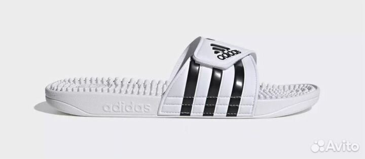 Шлепанцы adidas белые