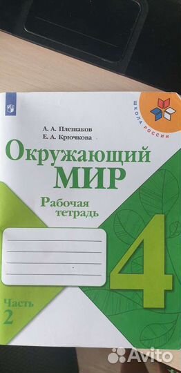 Рабочие тетради 4 класс Окр.мир ч.2, Русский яз.ч