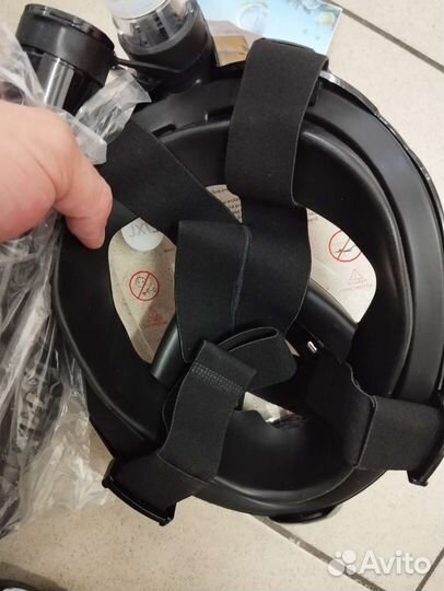 Полнолицевая маска Sargan Галактика L/XL черный