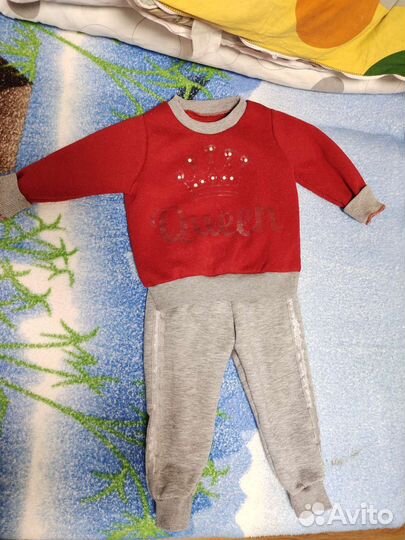 Теплый флисовый костюм