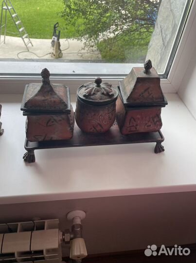 Посуда из металла, декоративная