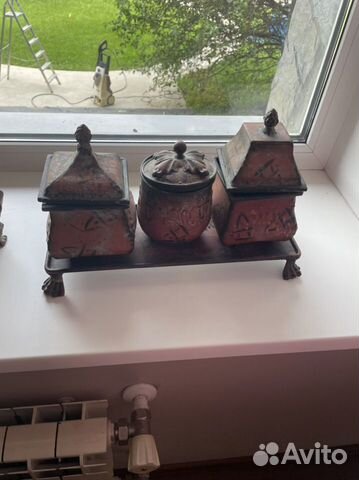 Посуда из металла, декоративная