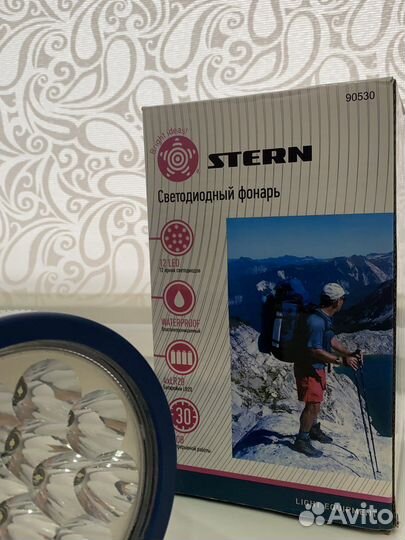 Фонарь поисковый светодиодный Stern 90530