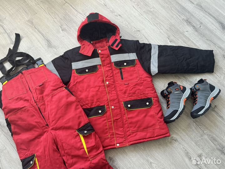 Утепленный рабочий костюм 