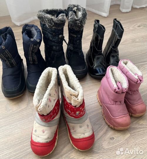 Сапоги зимние осенние с 22 по 30 размер