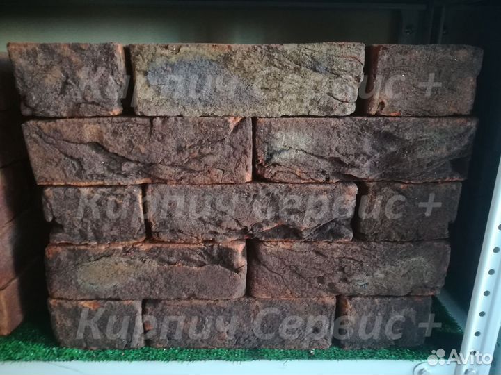 Кирпич Черный (Ретро-оникс) Ручная-Формовка WDF