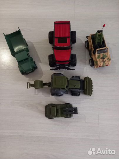 Машинки комплектом, 5 шт