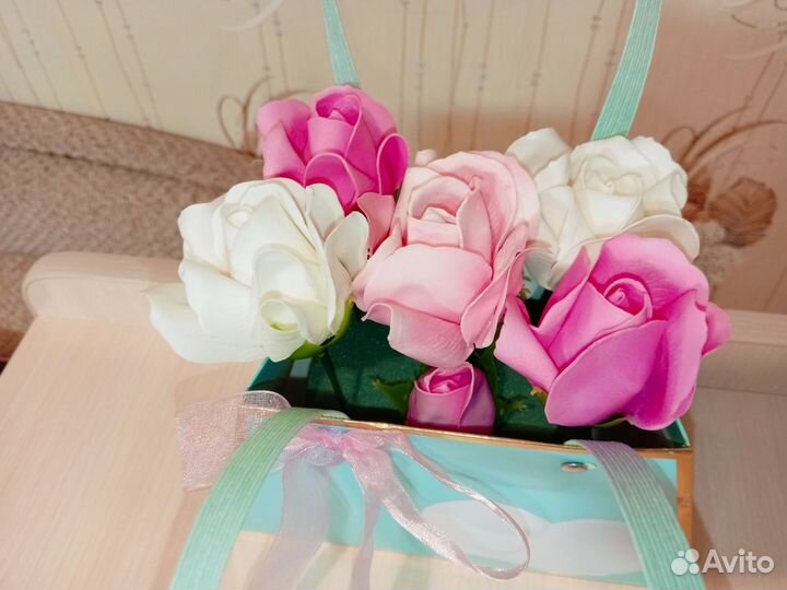 Мыльные розы в подарок