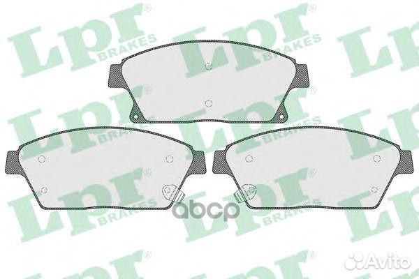 Колодки тормозные дисковые 05P1562 Lpr