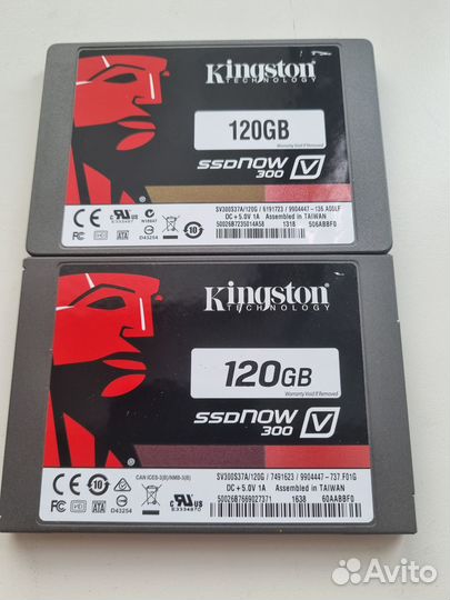 SSD диск Kingston V300 на 120гб