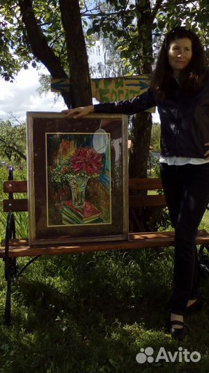 Акрил, современ. искусство. Бумага.45x61