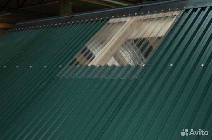 Прозрачный профнастил профилированный поликарбонат