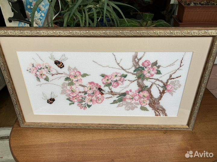 Картина вышитая крестом