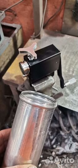 Накатка хампов на алюминиевых трубах