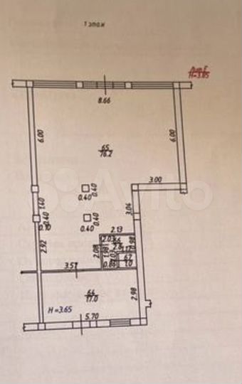 Свободного назначения, 100 м²