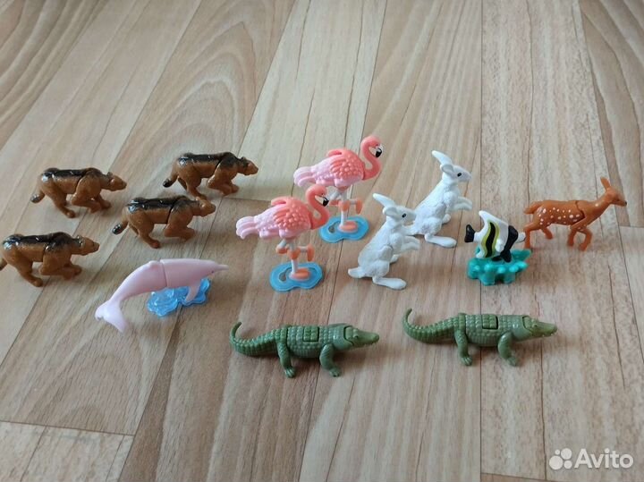 Игрушки Kinder Natoons 2022 и 2023 из яица kinder