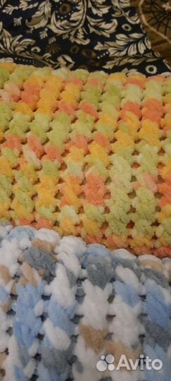 Плед детский плюшевый