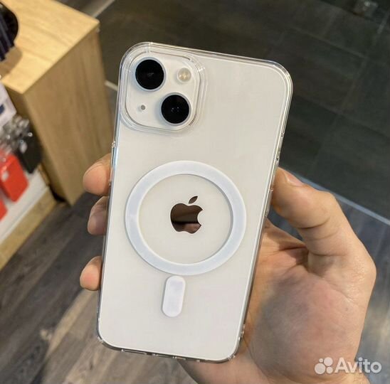 Чехол clear case MagSafe для iPhone 12/13/14