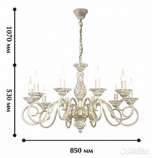 Подвесная люстра Favourite Gesso 1141-10P