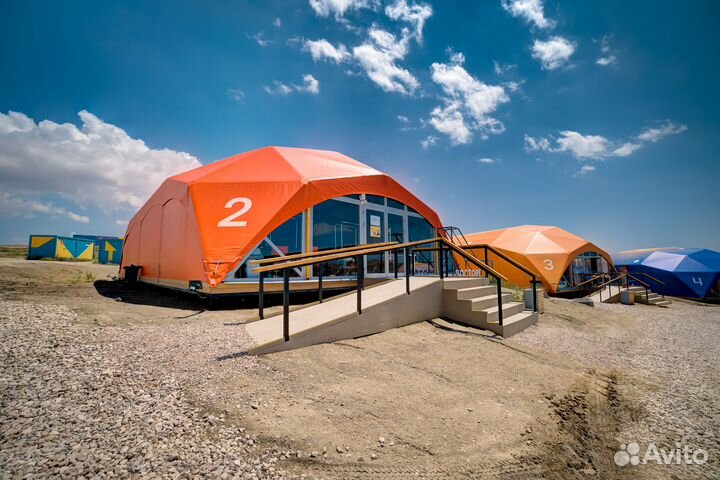 Деревянный купольный шатер 6х6