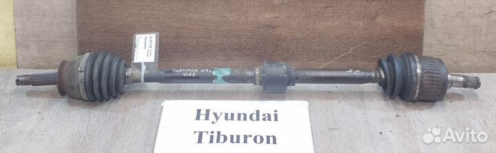 Полуось перед Rh МКПП без ABS Hyundai Tiburon, 04г