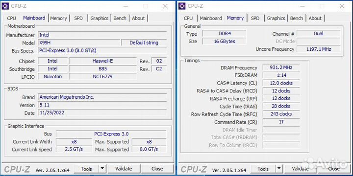 Материнская плата процессор 8 ядер память 16 Гб
