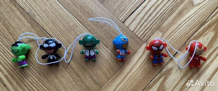 Киндер сюрприз marvel, makdonalds